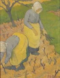 Femmes dans le vignoble, 1890